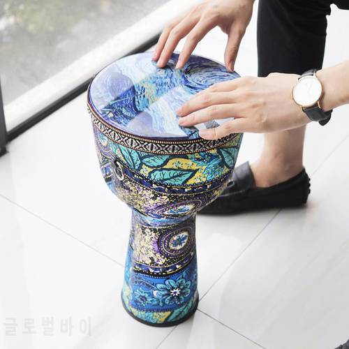 4 Inch / 6 Inch / 8.5 Inch High Quality Professional African Djembe Drum Colorful Wood Good Sound Traditional Musical Instrument