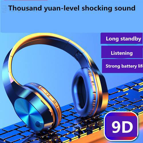Head Set Headphones Bluetooth Tws 5.1 Audifonos Wirless Earphones 9D Gaming Microphone Noise Canceling Auriculares Wired Headset