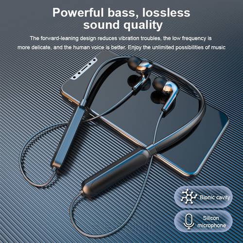 Neckband BT-71 Bluetooth In-ear Wireless Waterproof Sports Headphones Neck Band Headset HiFi Bass Noise Reduction Earphones