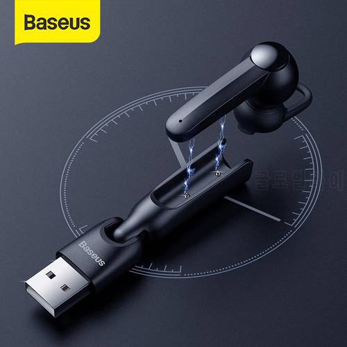 Baseus Magnetic Charging Wireless Bluetooth Earphone Single Handsfree with Microphone Business Bluetooth Headset for Car Driving