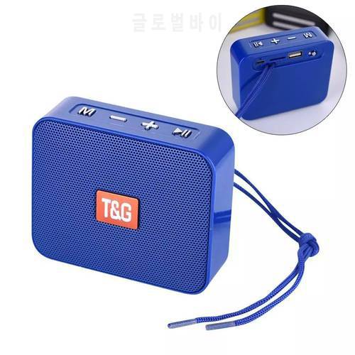 TG166 Mini Portable Bluetooth-compatible Speaker Small Outdoor Wireless Speaker Music Column Support USB TF card FM Radio