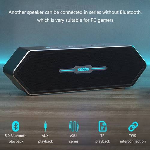 XDOBO X8 Max 100W High-power Wireless Bluetooth Speakers Game Sound TWS 3D Stereo Subwoofer Outdoor Portable Waterproof Boombox
