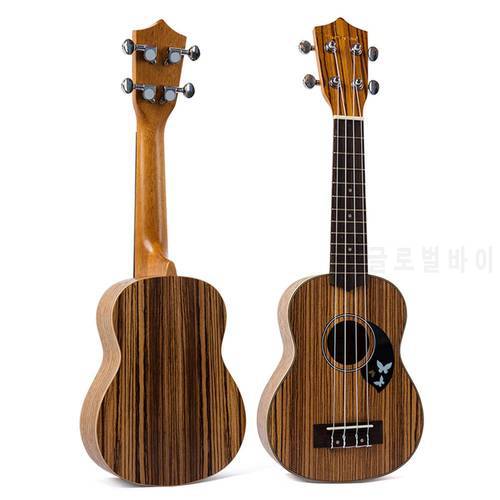 21 Inch 4 Strings Laminated Wood Ukulele Small Guitar Acoustic Music Instrument