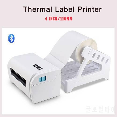 Thermal Label Printer USB Portable Printer Pocket Printer Bluetooth Desktop Shipping Thermal Printer 3Inch Maker Barcode Printer