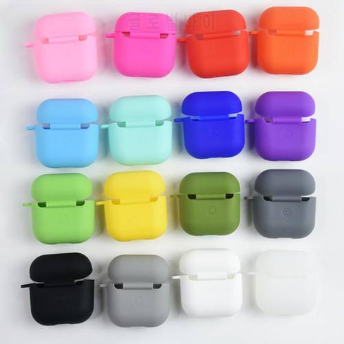 Dustproof Soft Silicone Wireless Bluetooth-compatible Earphones Case Protective Cover Proof Sleeve