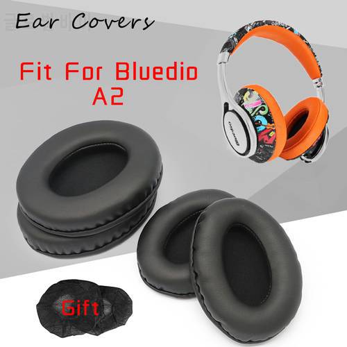 Ear Pads For Bluedio A2 Headphone Earpads Replacement Headset Ear Pad PU Leather Sponge Foam