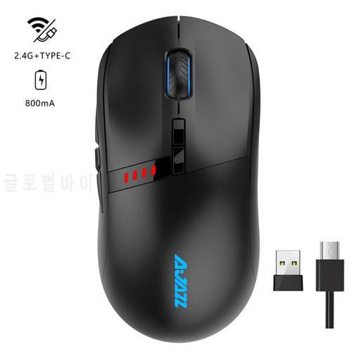 AJazz Professional-Grade i305Pro RGB 2.4G Gaming Mouses Wireless Wired Dual Mode Rechargeable 200-16000 DPI