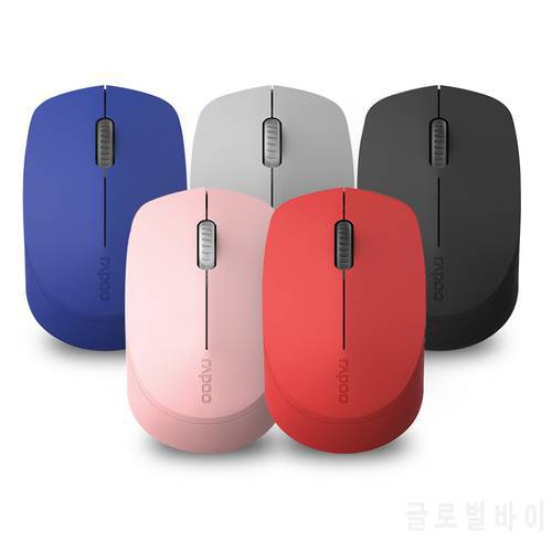 Rapoo M100 Multi-Mode Wireless Mouse Silent 1300DPI Bluetooth Mouse Support Up to 3 Devices for Windows PC Laptop Computer