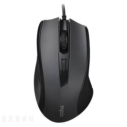 Rapoo N500 Mouse Wired USB for Home & Office Use Business Notebook Desktop Computer Electronic Competition Game Mouse