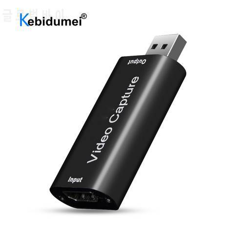 Mini 4K USB 3.0 Video Capture Card HDMI-compatible USB 2.0 Game Recording Box for Computer Youtube OBS Live Streaming Broadcast