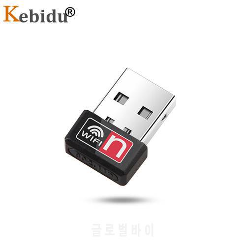 Kebidu MT7601 150Mbps WiFi Adapter 2.4G Network Card Antenna Receiver Mini USB Wi-Fi Adapter For PC USB Ethernet WiFi Dongle