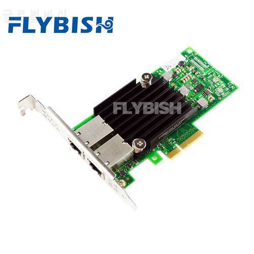 X550-T2 PCIe 3.1 X8 Copper RJ45*2 10G network Adapter with Intel X550AT2 Chip