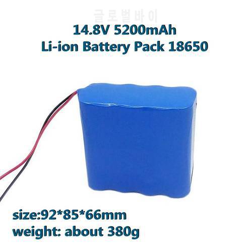 18650 High Quality 12V 14.8V 5200mAh Lithium Ion Battery 4S Li-ion Pouch Cell Rechargeable For Stage Light Audio Visual Torch