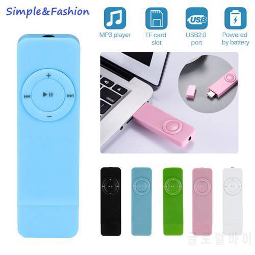 USB In-line Sports MP3 Player Lossless Sound Keystroke Control Design Concise Portable Music Player Support TF Card Dropship