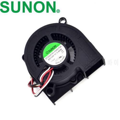 Cooling Fan EF50201S1-C000-F99 5020 DC12V 1.02W 3Wire Projector for SUNON