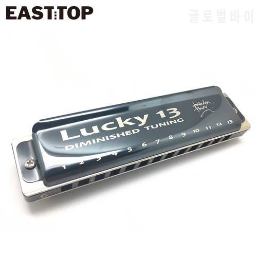 EASTTOP LUCKY 13 Dominished Harmonica Musical Instruments 13 Holes C Key Harmonica For Beginners
