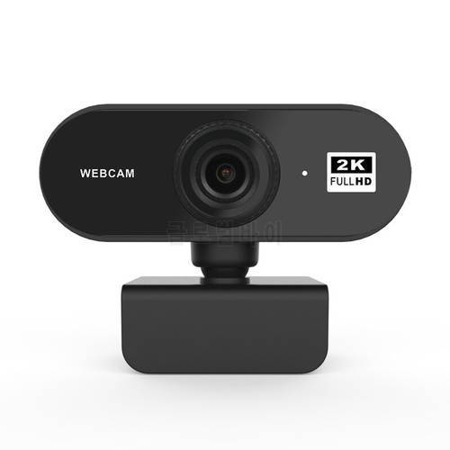 Computer Peripherals Webcams For Computer, Webcam HD 2K USB 2.0 Web Camera With Built-in Microphone For PC Laptop Youtube Skybe