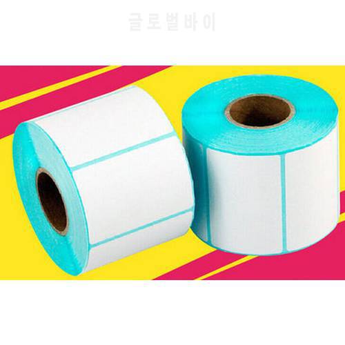 JP-4030 Thermal Label Paper Bar Code Paper Self-adhesive Paper Thermal Sticker Paper 40*30mm 500PCS/ROLL, 2rolls/Lot