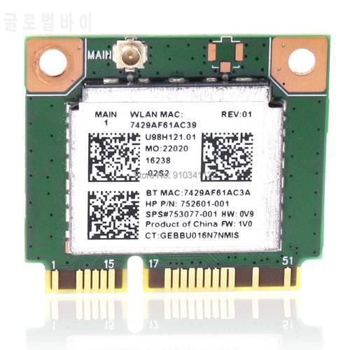 Realtek RT8723BE 802.11bgn 1x1 Wi-Fi + BT4.0 Combo Adapter 150mbps 752601-001 753077-001 for HP 250 G3 WIFI WLAN CARD