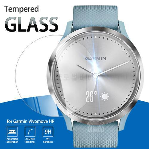 Garmin Vivomove HR Tempered Glass Full Cover Screen Protector For Garmin Vivomove HR 9H Anti-Scratch Protection Film