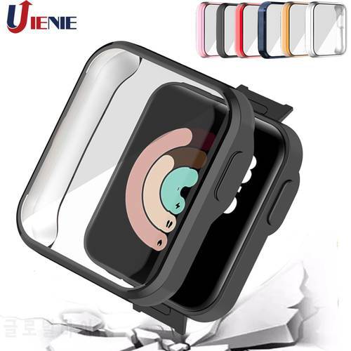 For Xiaomi Mi Watch Lite TPU Watch Case Cover Redmi Watch Smart Bracelet Protective Frame Replacement Shockproof Clear Shell