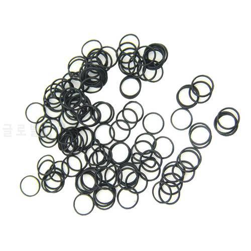 50 Pieces Trumpet Anti-Noise O Rings Trumpet Rubber Ring Muffler for Cornet Trumpet Instrument Replacement Accessory 12mm