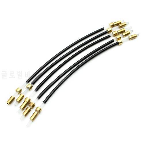 5pcs 4/4 Violin Nylon Tailgut Tailpiece Adjuster Replacement Tailcord Gut Cord Musical Instrument Accessories