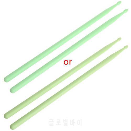 Nylon Drumsticks 2 Pcs 5A Classic Tip Drumstick Accessory Attachment for Professional Drumer Performance Props .