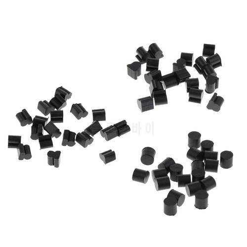 Pack of 20 Euphonium Baritone Horn Rubber Gasket Cushion Pads DIY Black
