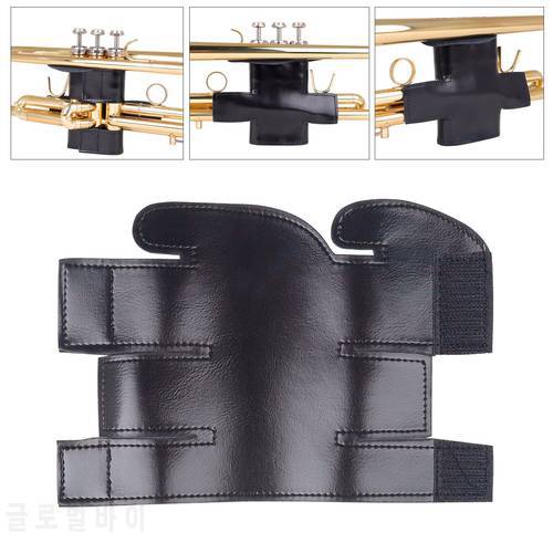 Trumpet Valve Guard PU Leather Trumpet Protector Cover, Protection from