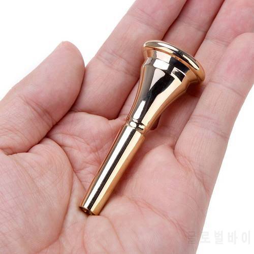 Durable Copper Alloy Trumpet Mouthpiece Silver-plated French Horn Mouthpiece Brass Musical Instruments Accessories
