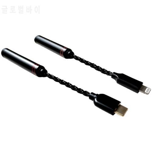 Nvarcher ES9218P SA9302L USB DAC AMP Adapters Audio Cable PCM 32/384 DSD256 For Type C Android Lightning Windows