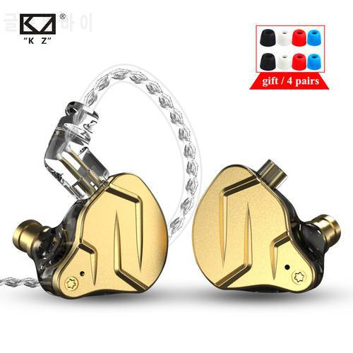 KZ ZSN PRO X 1BA 1DD Hybrid Drive HIFI Metal In Ear Earphones Bass Earbud Sport Noise Cancelling Headset KZ ZSTX ZSX ZS10 PRO T2