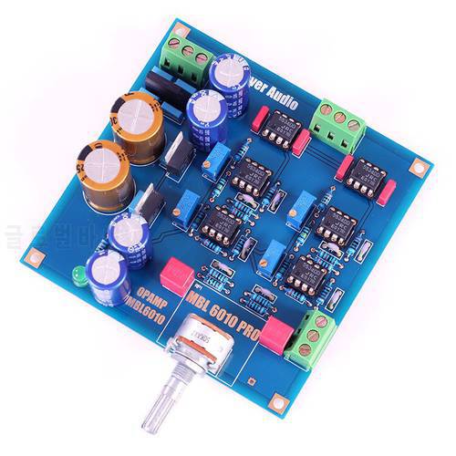 Refer to MBL6010D modified front-end kit NE5534 board need to be soldered compatible with AD797