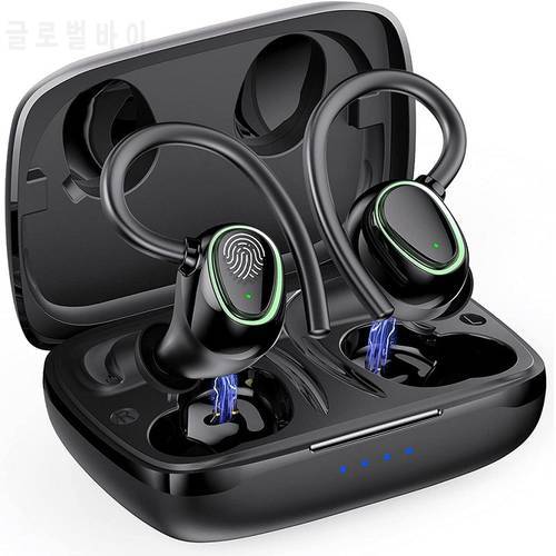 TWS Wireless Headphones Sports Waterproof Earbuds Bluetooth-compatible Earphone With Microphones Touch Control 9D HiFi Headsets