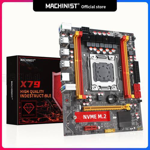 MACHINIST X79 LGA 2011 Motherboard Support Xeon E5 V1 V2 CPU Processor DDR3 RAM Dual channel Memory X79 RS7