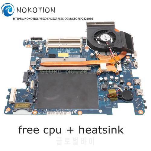 NOKOTION For Samsung NP-R428 R428 laptop motherboard Fit for R425 R423 AMD Mainboard DDR3 free cpu + heatsink+GeForce 310M
