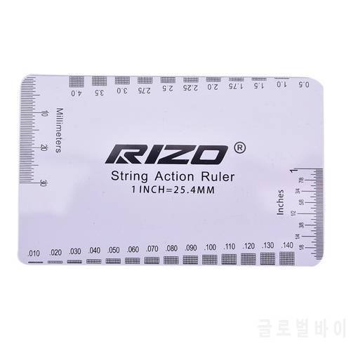Guitar Accessories String Specification Pillow Scale Measuring Ruler for Guitar Bass Electric 95*63mm