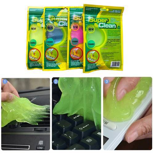 Keyboard Cleaner Universal Cleaning Gel Glue Dust Cleaner Tool Clean Putty Gummy Cleaners Stick Dust for PC Tablet