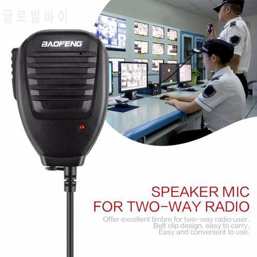 100% Original BaoFeng Walkie Talkie 50km Microphone Speaker For Baofeng UV-5R BF-888S Midland Radio Communication Accessories