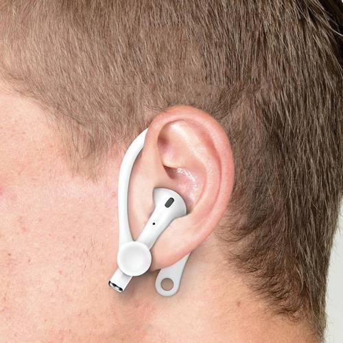2Pcs Mini Anti-fall Bluetooth-compatible Headset Earhooks Earphone Holder for Air-pods 1 2