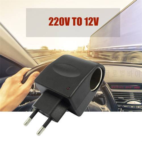 220V AC to 12V DC Automotive Power Converter Adapter Cigarette Lighter Power Socket Plug Accessories Car Auto Replacement Part