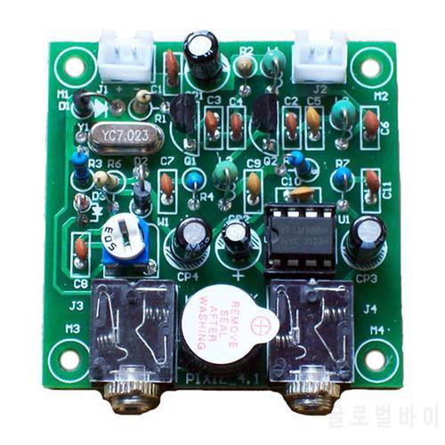Hot Radio 40M CW Shortwave Transmitter Receiver Version 4.1 7.023-7.026MHz QRP Pixie Kits DIY with Buzzer Transceiver