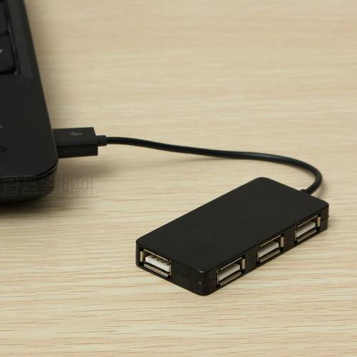 4 Ports High Speed 480 Mbps Usb 2.0 Hub Multi Splitter Expansion For Pc Laptop Digital Cameras Camcorders Speakers Mice