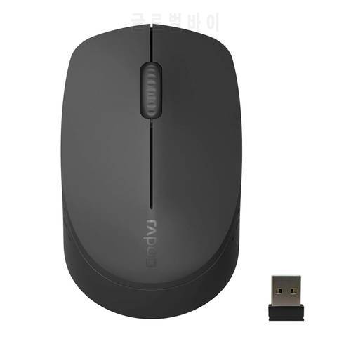 Rapoo M100G Multi-mode Silent Wireless Mini Mouse Switch 3 Devices with 1300DPI BT3.0/4.0 RF 2.4GHz for Computer Laptop