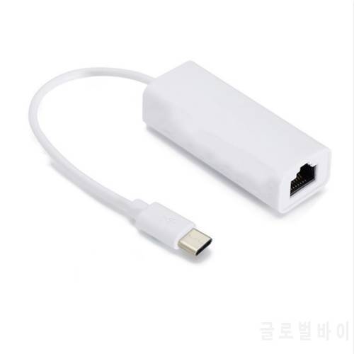 USB Type C Ethernet Adapter Network Card USB Type-C To RJ45 10/100Mbps Lan Internet Cable For MacBook PC Windows XP 7 8 10