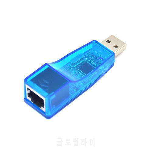 USB 10/100Mbps network card USB to RJ45 Ethernet LAN network converter suitable for PC laptop Win 7 Android Mac adapter