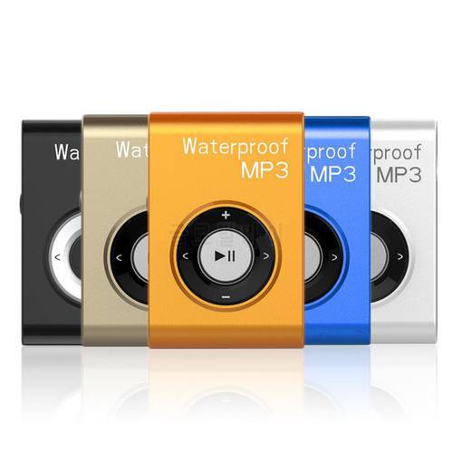 Portable Rechargeable Clip MP3 Music Media Player IPX8 Waterproof Sports Walkman 8GB LED Indicator with Headset мп3 плеер