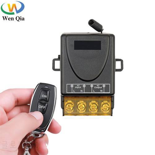 High-Power 433Mhz Wireless Remote Control DC12V 30A Remote On Off Switch Control For Water Pump Water Heaters Ceiling Lamp