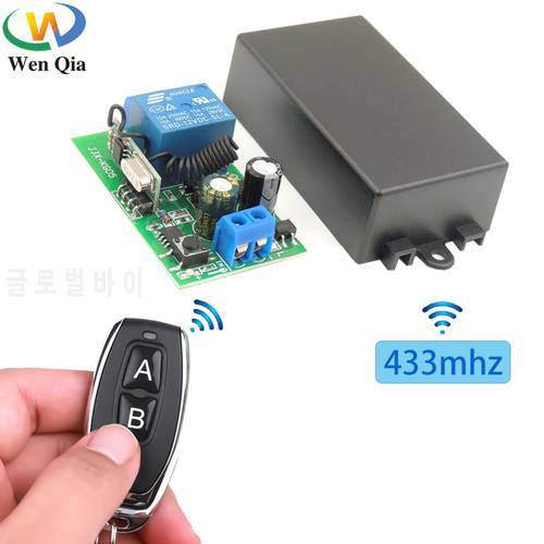 433 MHz 220V Wireless Remote Control Switch ON/OFF Button 110V Remote Control Rf Receiver Transmitter For Led Lights Bulb DIY